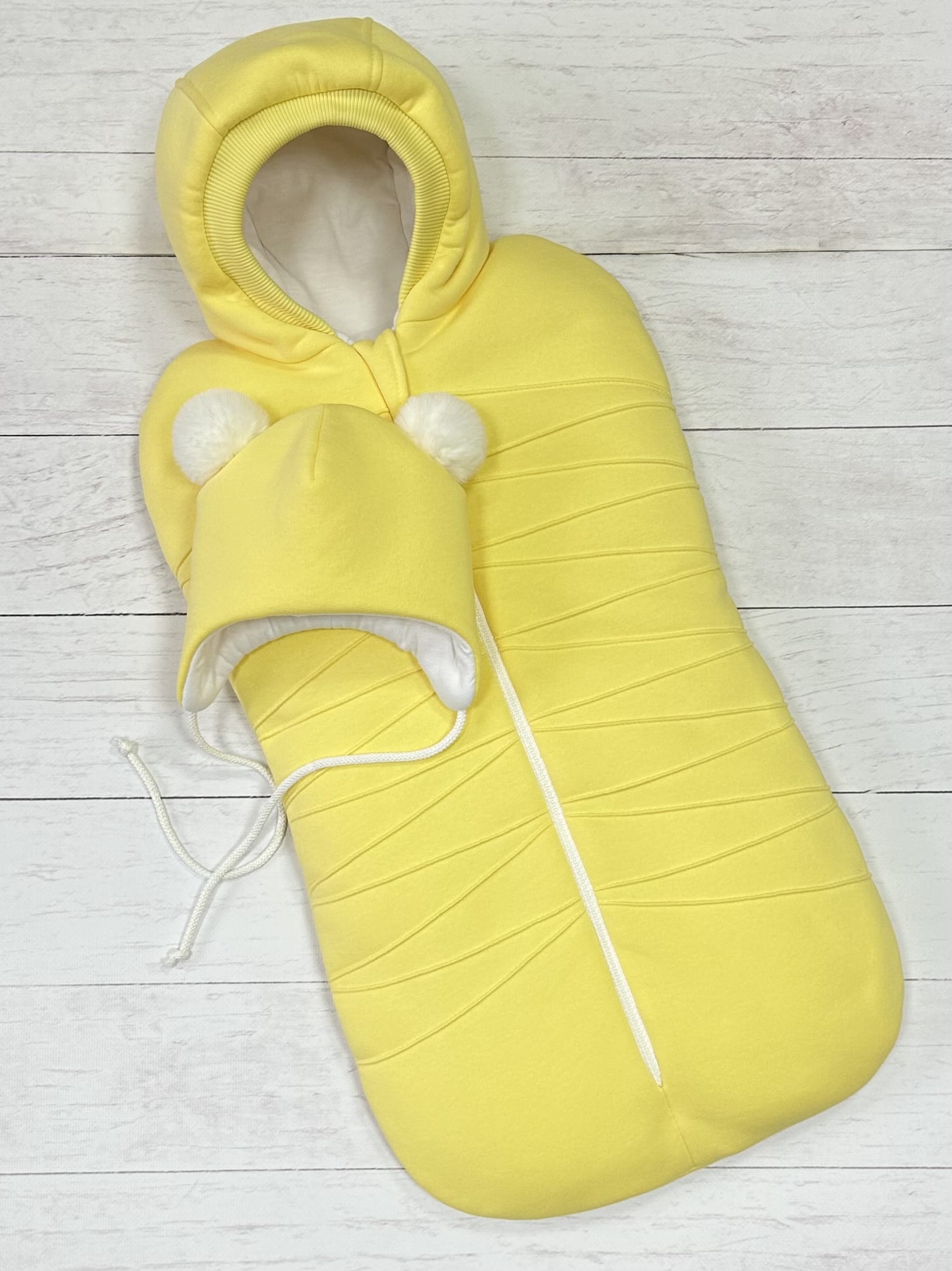 Конверт-кокон с шапкой (зима/демисезон), 0-4 мес.