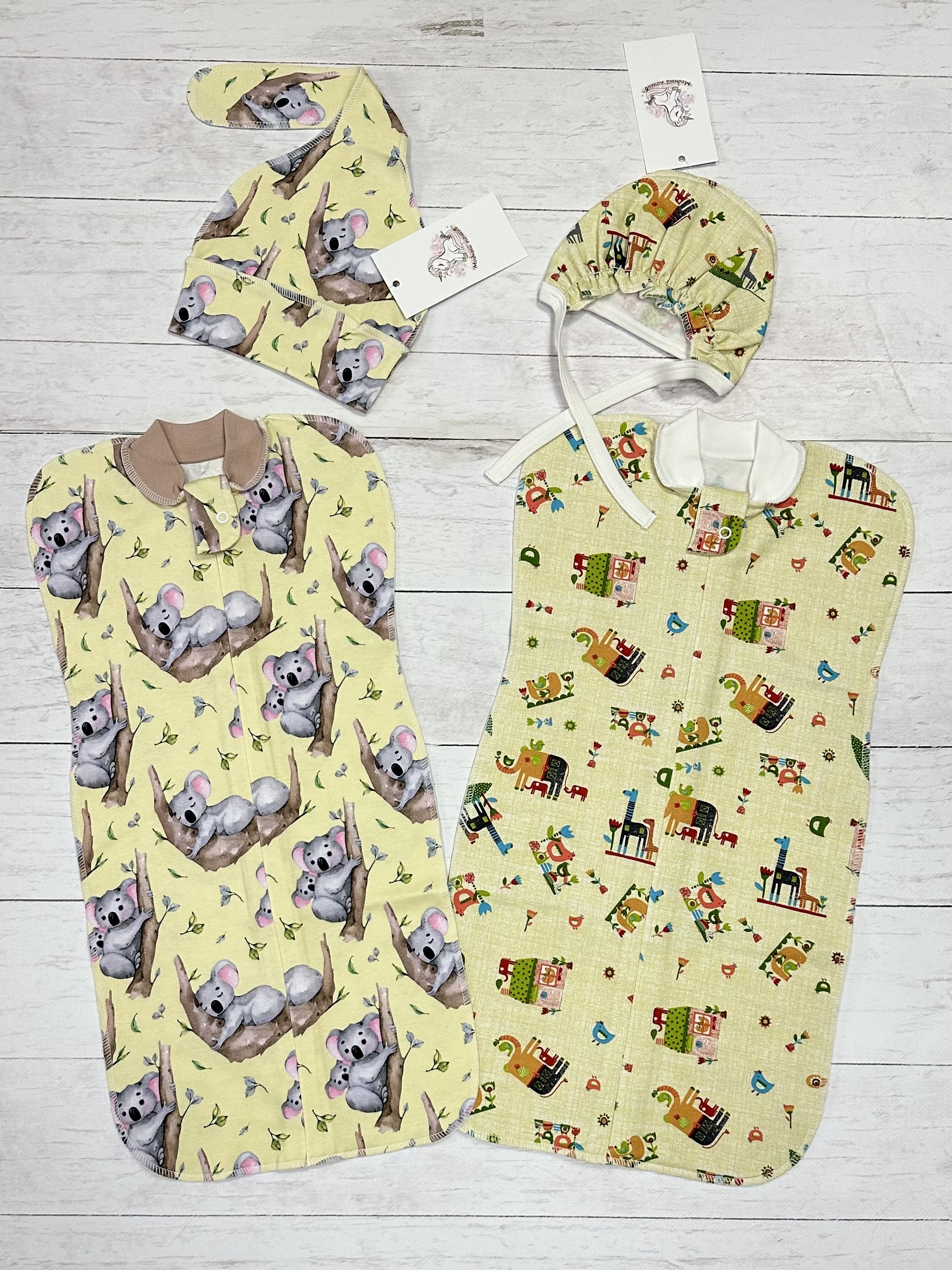 Набор пеленок-коконов (р. 62 - 2 шт.)