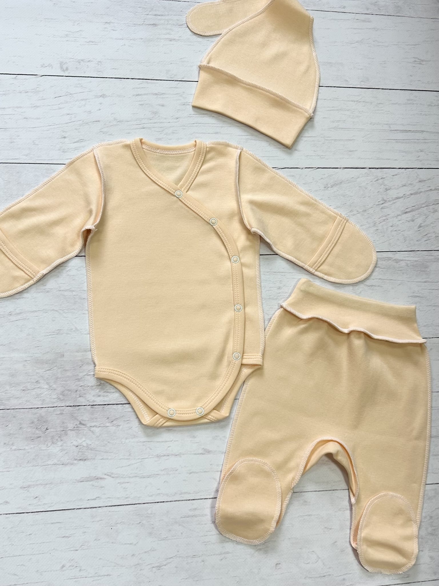 Комплект для новорожденного, 3 пр. (р.62)