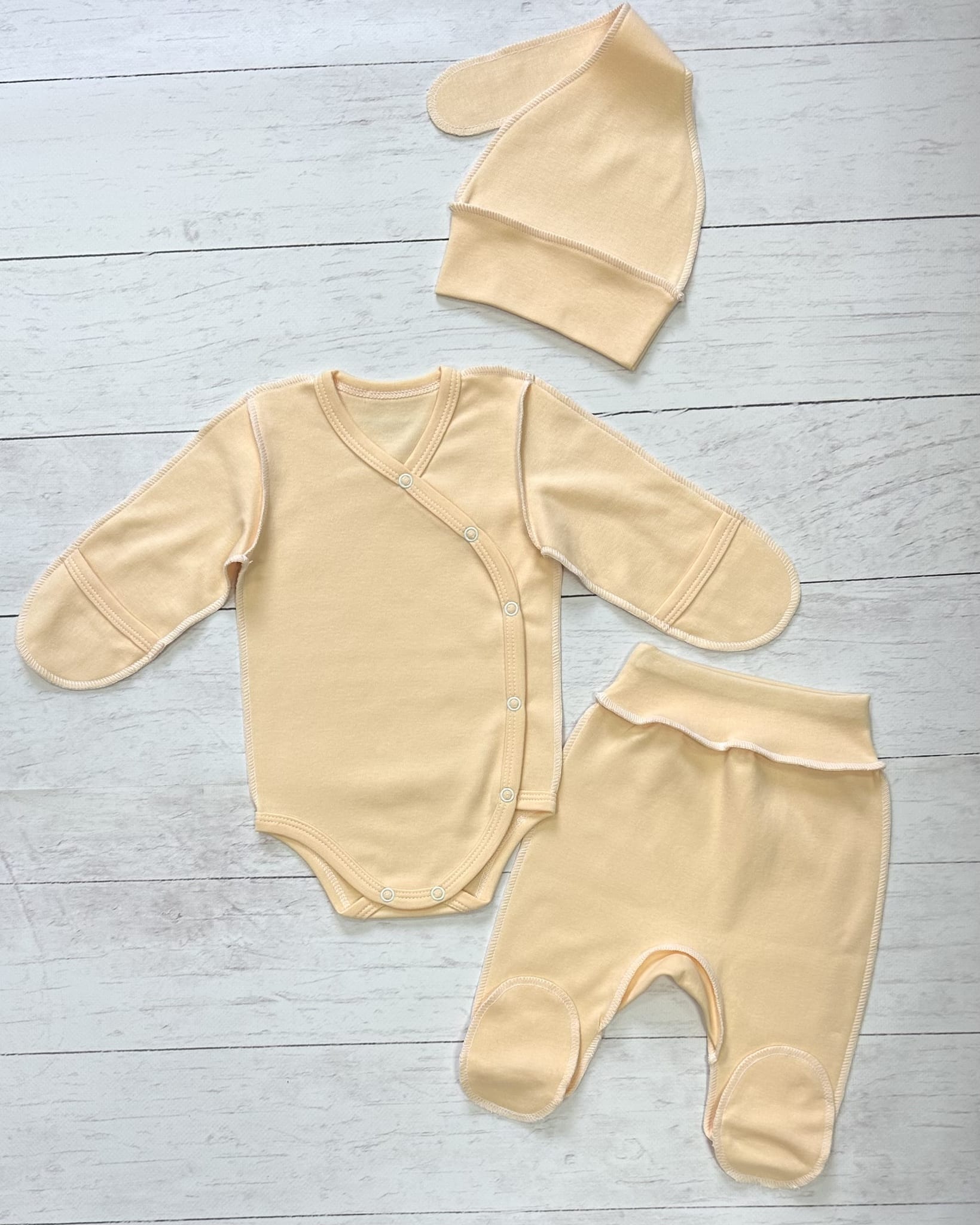 Комплект для новорожденного, 3 пр. (р.62)