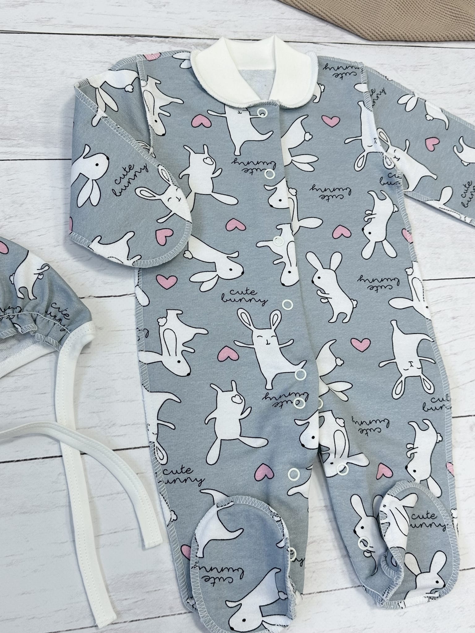 Комплект (слип, чепчик) с НАЧЕСОМ