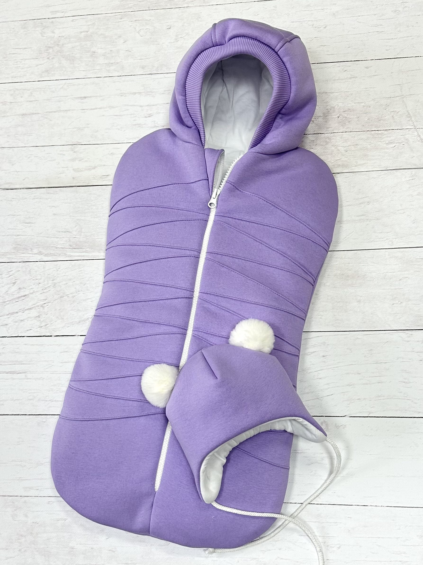 Конверт-кокон с шапкой (зима/демисезон), 0-4 мес.