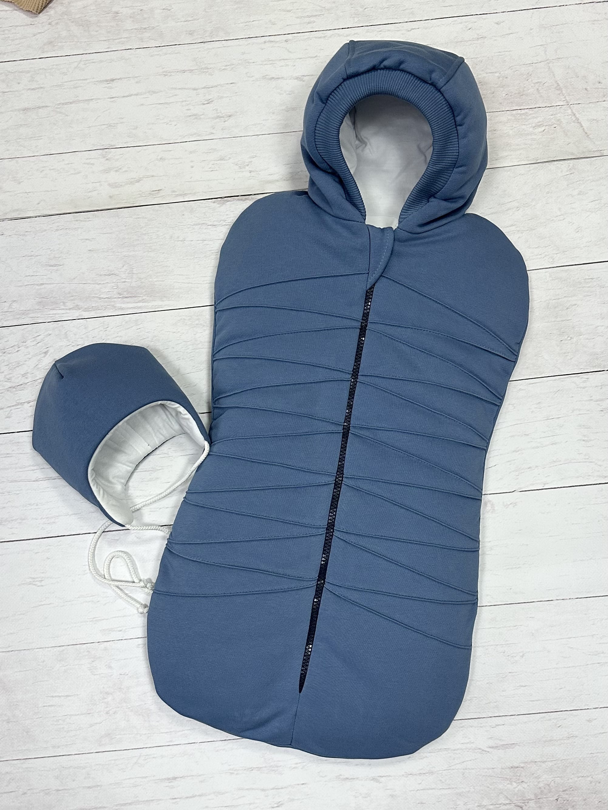 Конверт-кокон с шапкой (зима/демисезон), 0-4 мес.