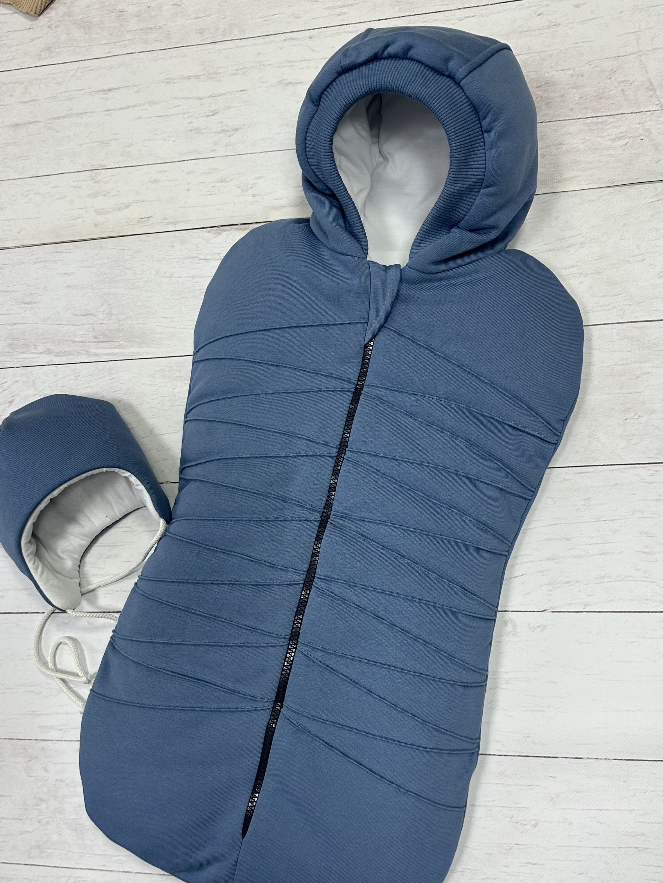 Конверт-кокон с шапкой (зима/демисезон), 0-4 мес.