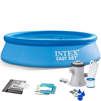 Надувной бассейн Intex Easy Set 244x61 (28108) + фильтр-насос