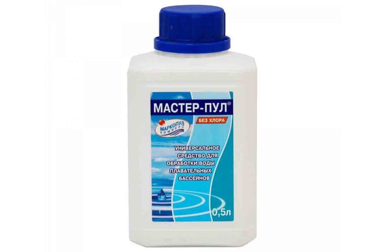 МАСТЕР-ПУЛ для бассейна 0,5 л МАРКОПУЛ КЕМИКЛС универсальное средство