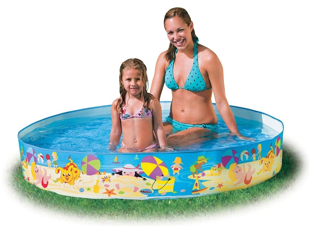 Недорогой детский каркасный бассейн Intex Beach Days Snapset 152х25 (56451)