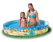 Недорогой детский каркасный бассейн Intex Beach Days Snapset 152х25 (56451)