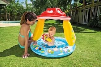 Детский надувной бассейн для детей от 1 года Intex Mushroom 102х89 (57114)