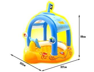 Детский надувной бассейн для самых маленьких Intex Little Captain 107x102x99 (57426)