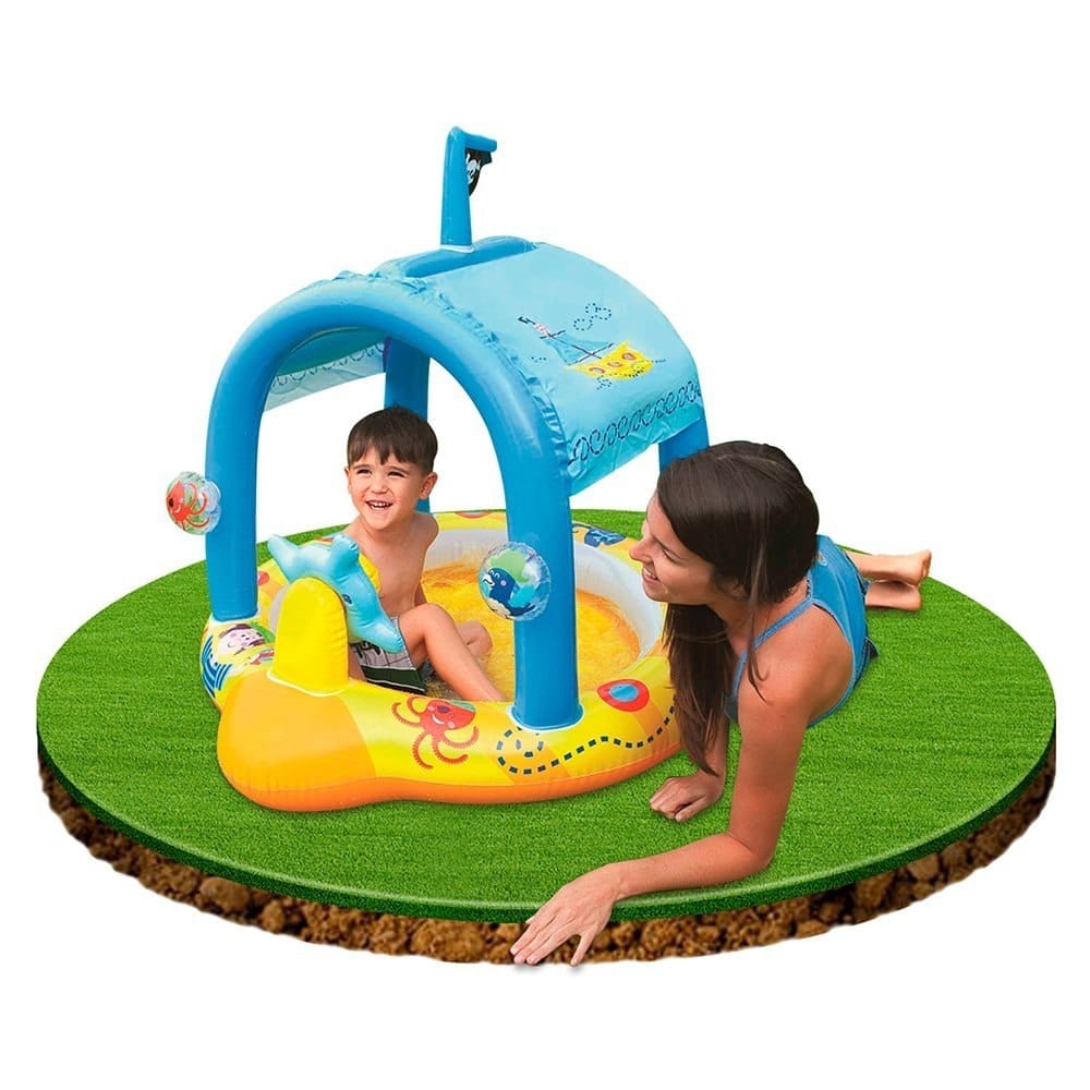 Детский надувной бассейн для самых маленьких Intex Little Captain 107x102x99 (57426)