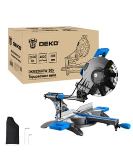 Пила торцовочная DKMS2600W-305 Laser Deko Пила торцовочная DKMS2600W-305 Laser Deko