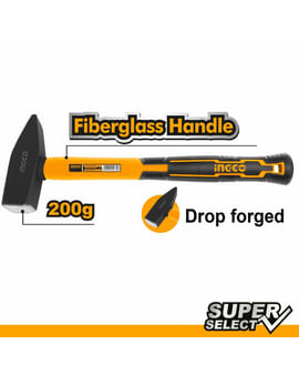 Молоток слесарный 200 гр. SUPER SELECT INGCO HMHS82001 Молоток слесарный 200 гр. SUPER SELECT INGCO HMHS82001
