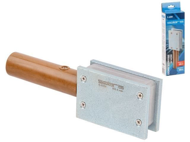 Клемма заземления 600А E-600M магнитная в кор. (номин. 600 А, непрерыв. 500 А) Solaris