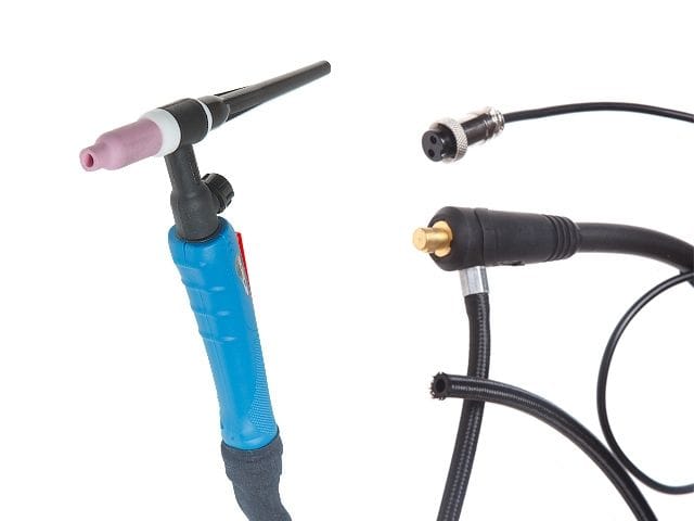 Горелка сварочная TIG WGT-17V (4м, 150А, разъем 10-25, вентиль) Solaris