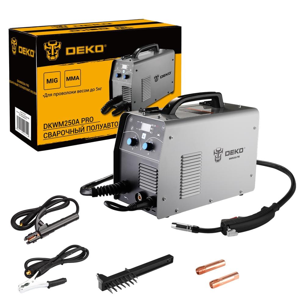 Сварочный полуавтомат DKWM250A PRO Deko 051-4687