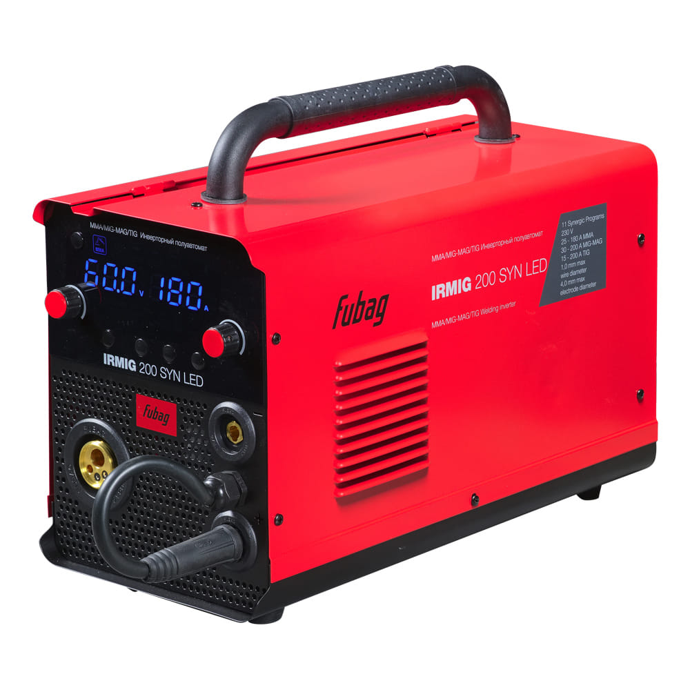 Сварочный полуавтомат с горелкой Fubag IRMIG 200 SYN LED