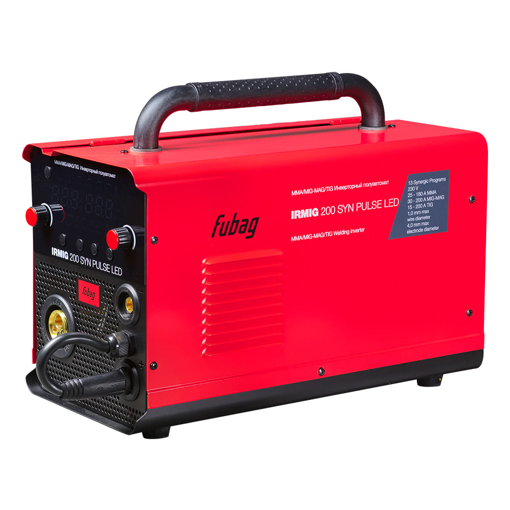 Сварочный полуавтомат с горелкой Fubag IRMIG 200 SYN PULSE LED