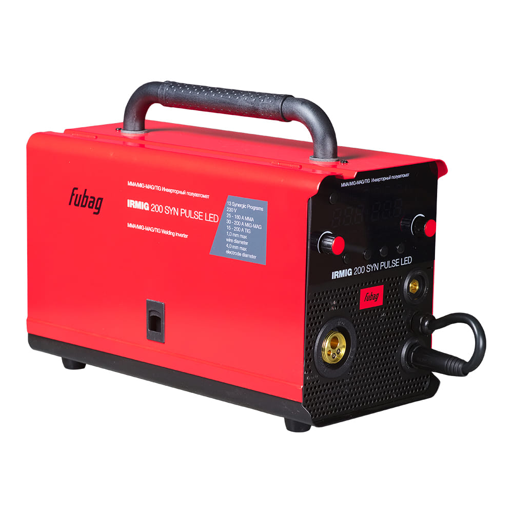 Сварочный полуавтомат с горелкой Fubag IRMIG 200 SYN PULSE LED