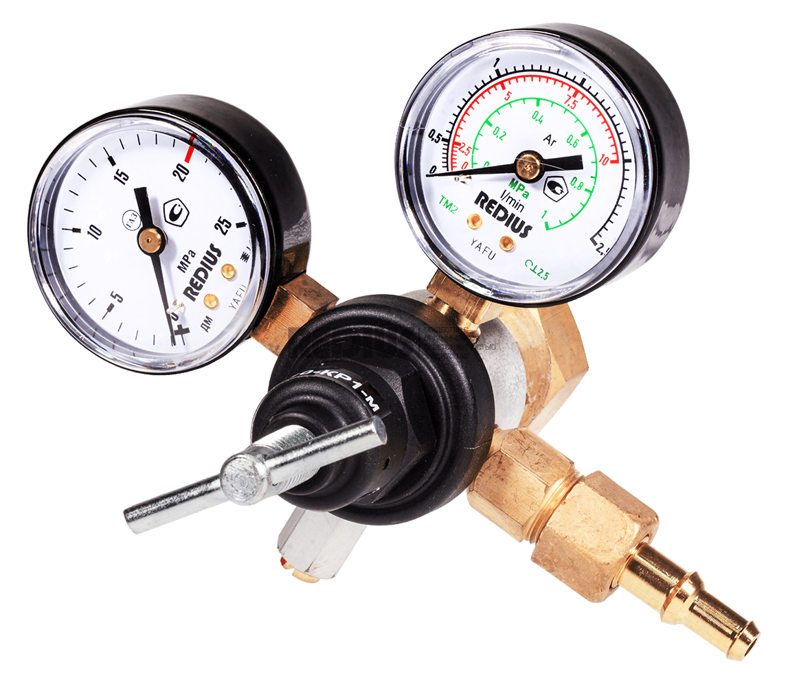 Регулятор сварочный (аргон) в коробке РЕДИУС