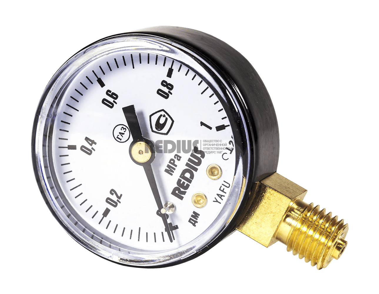 Манометр газовый 1,0 МПа РЕДИУС