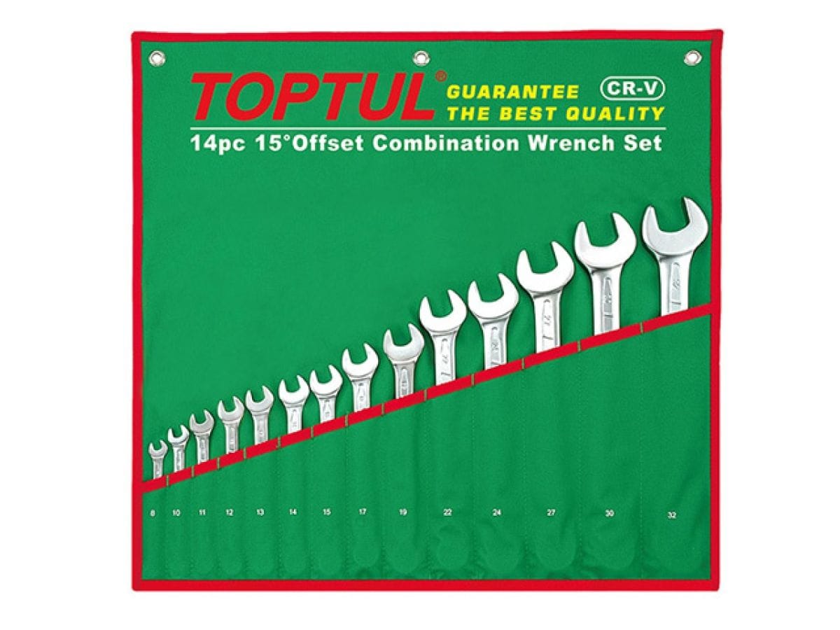 Набор ключей комбинир. 1/4" - 1-1/4" 16шт. TOPTUL GBAA1604