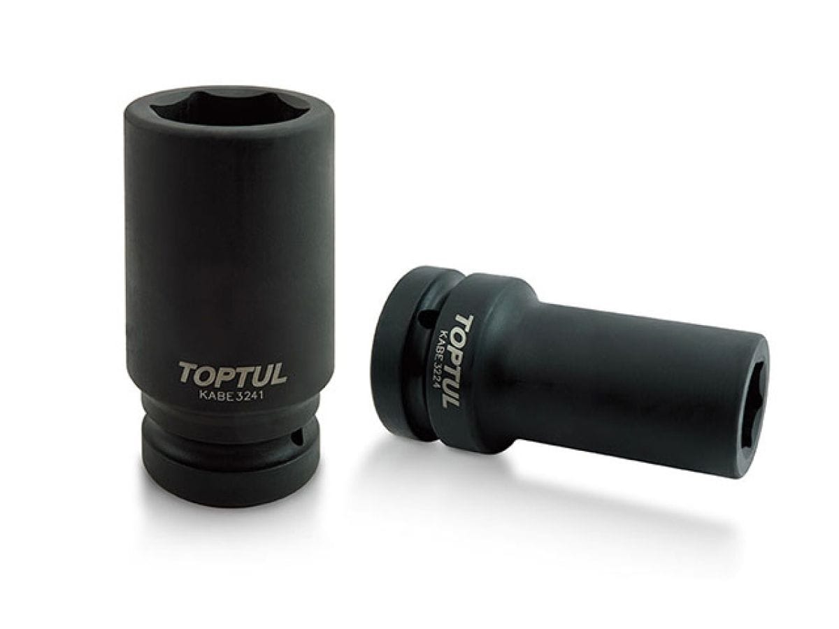 Головка ударн. 1" 22мм 6гр. глубокая (Длина - 108 мм.) TOPTUL KABE3222