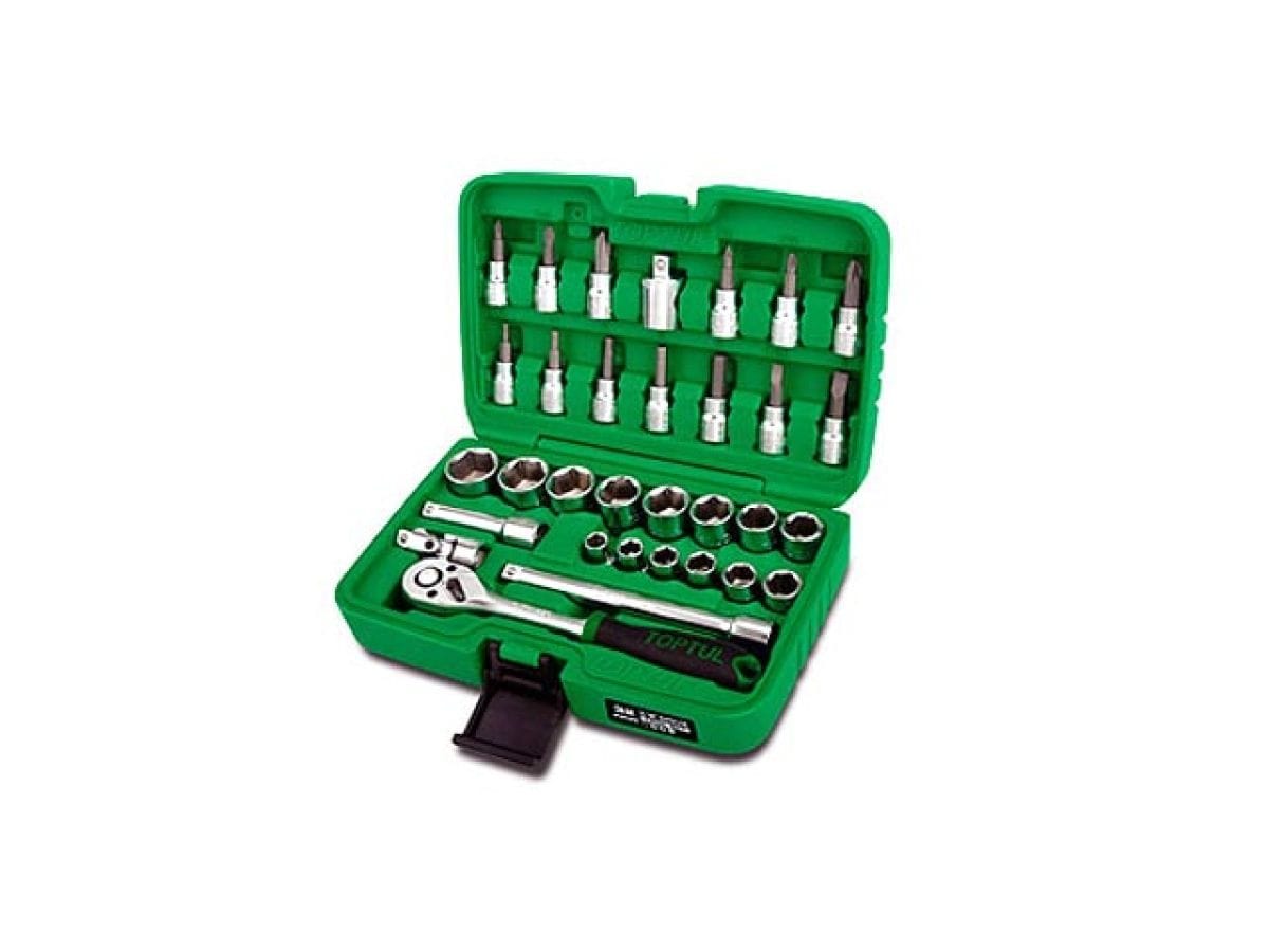 Набор головок и бит 32предм. 3/8" 12гр. TOPTUL GCAI3202