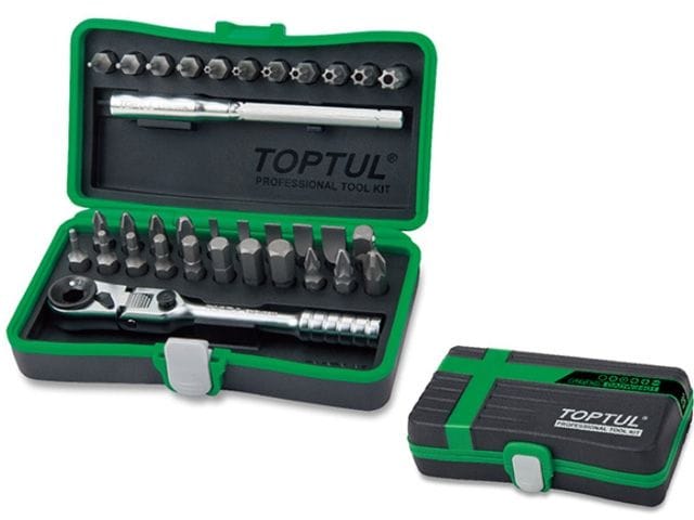 Набор головок MINI 1/4" 34предм. 6гр. TOPTUL GADW3401