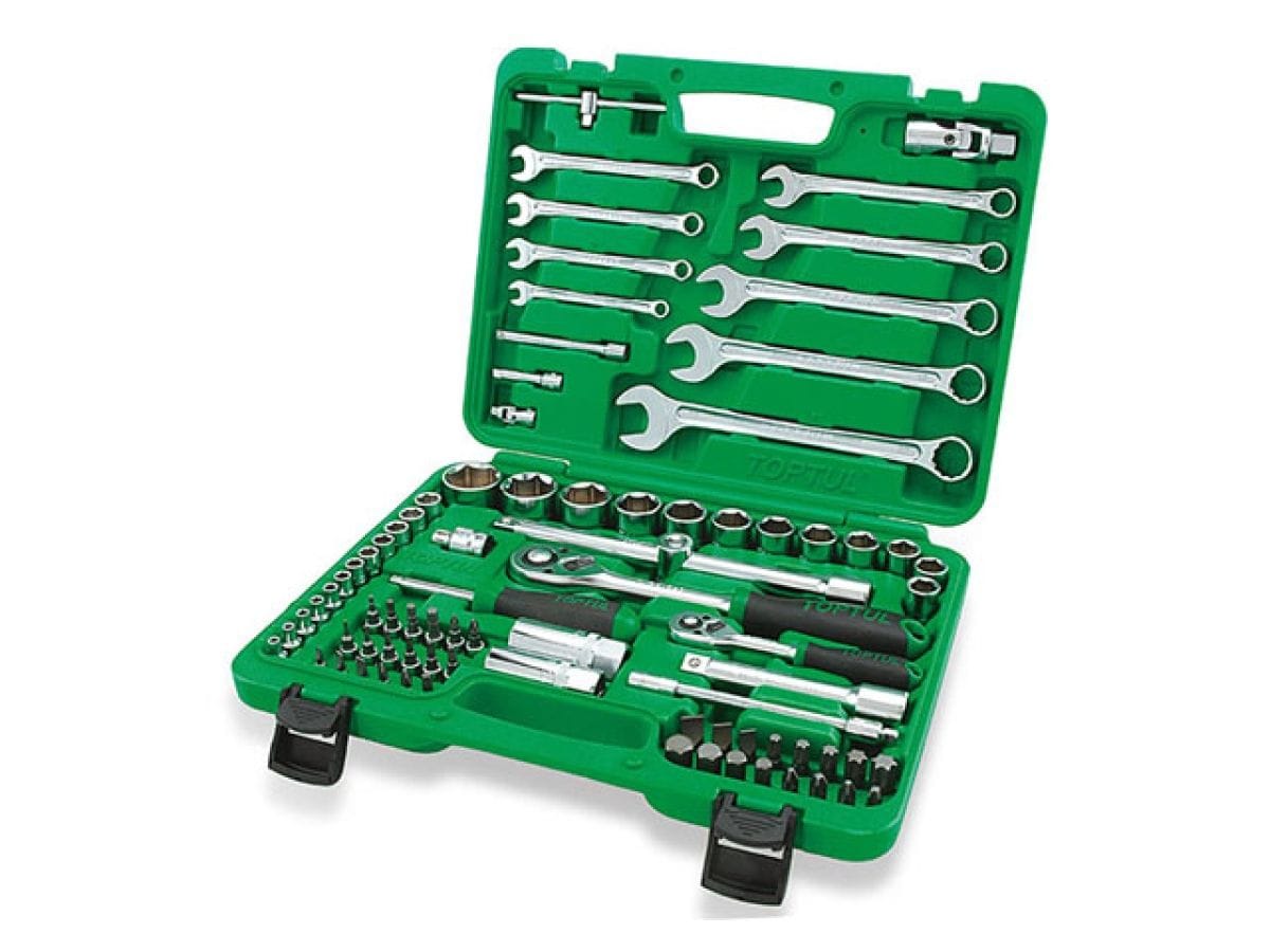 Набор головок и ключей 82предм. 1/4",1/2" 6гр. TOPTUL GCAI8201