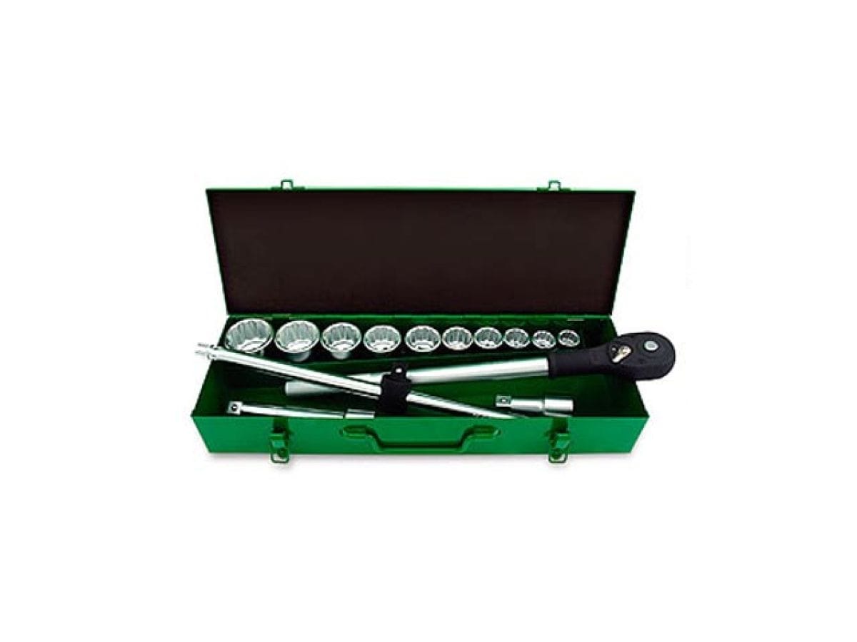 Набор головок 3/4" 22-50мм 14предм. 12гр. металл. кейс TOPTUL GCAD1406