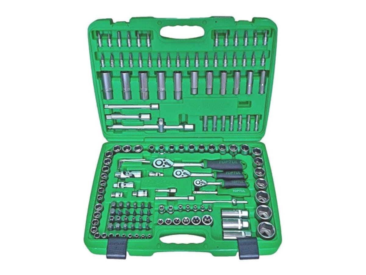 Набор головок и бит 151предм. 1/4",3/8",1/2" 6гр. TOPTUL GCAI151R