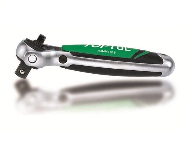 Трещотка 1/4"-1/2" 72зуб. 160мм двухсторонняя TOPTUL CJMM1616