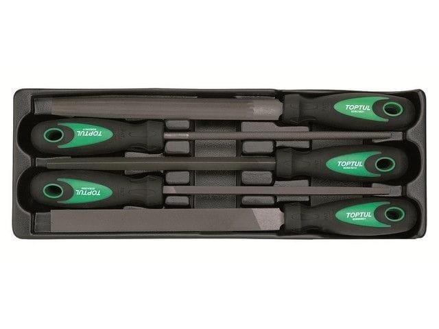 Набор-сет напильников 5шт. 136х364мм TOPTUL GBAT0501