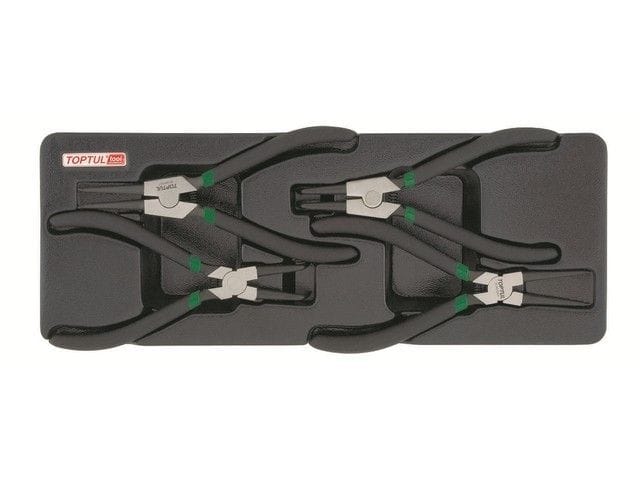 Набор-сет съемники стопорных колец 4пр. 136х364мм TOPTUL GBAT0401