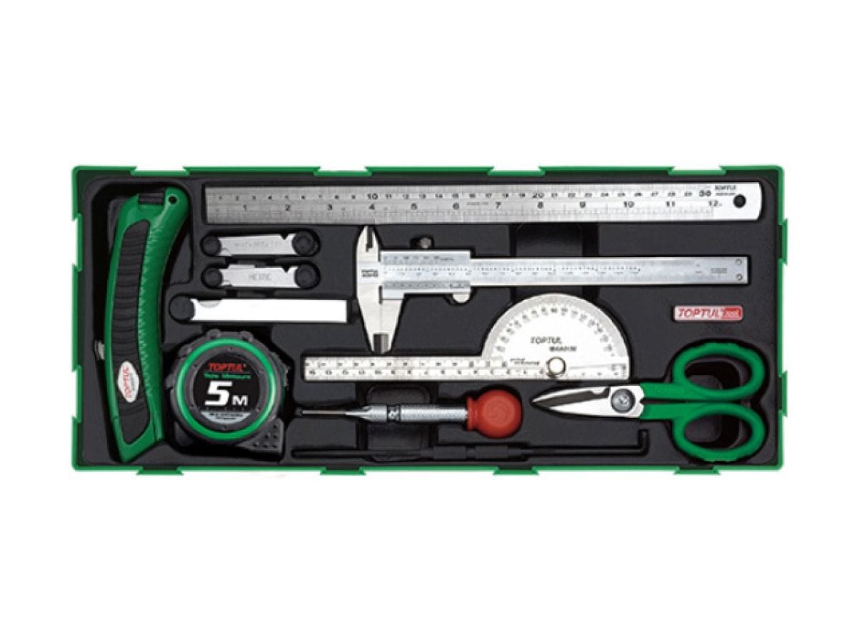 Набор-сет измерительного инструмента 11предм. TOPTUL GTB1107