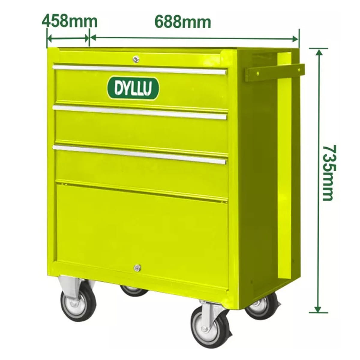 Тележка инструментальная 688x458x735мм DTCS2A03 DYLLU