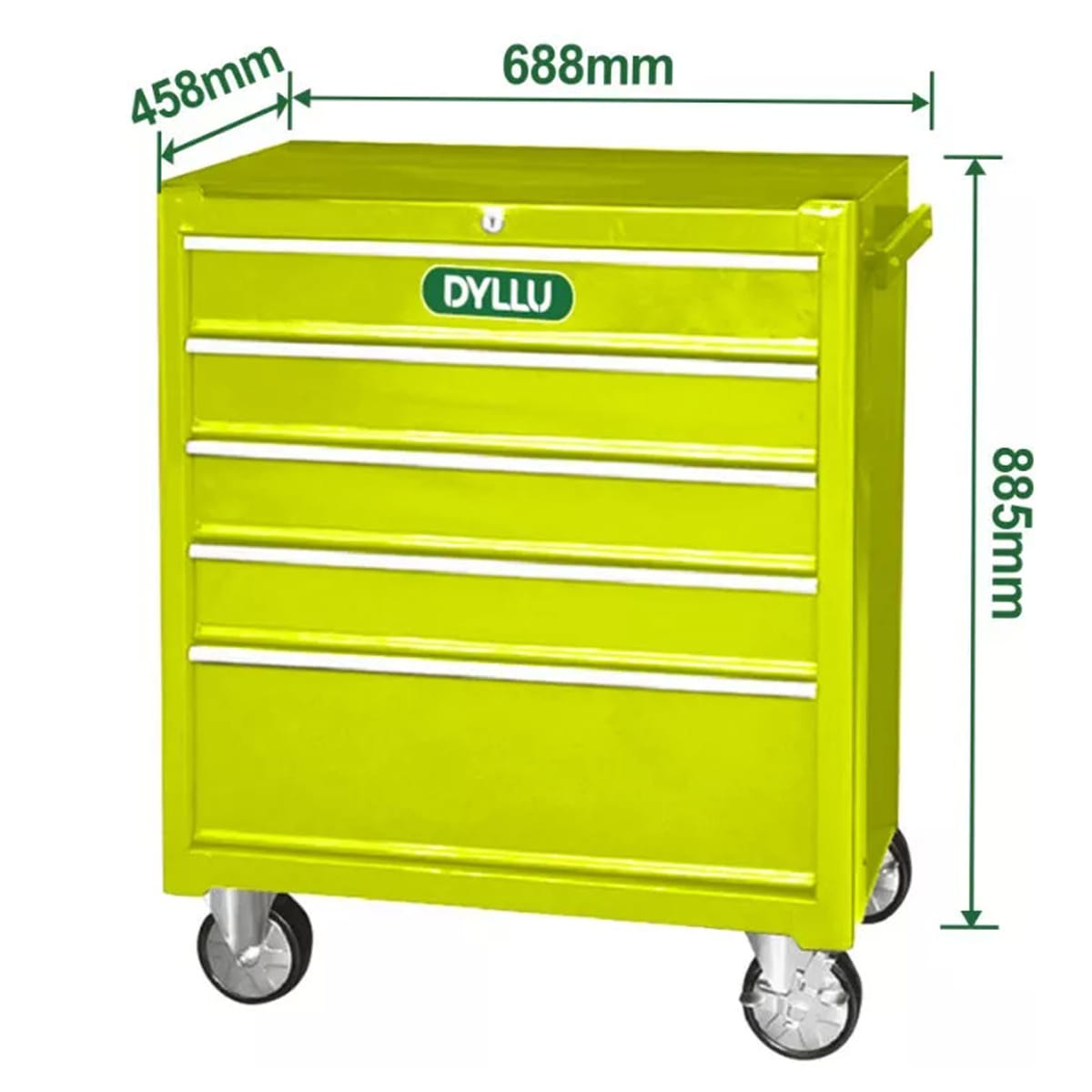 Тележка инструментальная 688x458x735мм DTCS2A05 DYLLU