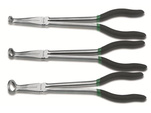 Длинногубцы 280мм с круглым захватом d8мм TOPTUL DFAD1211