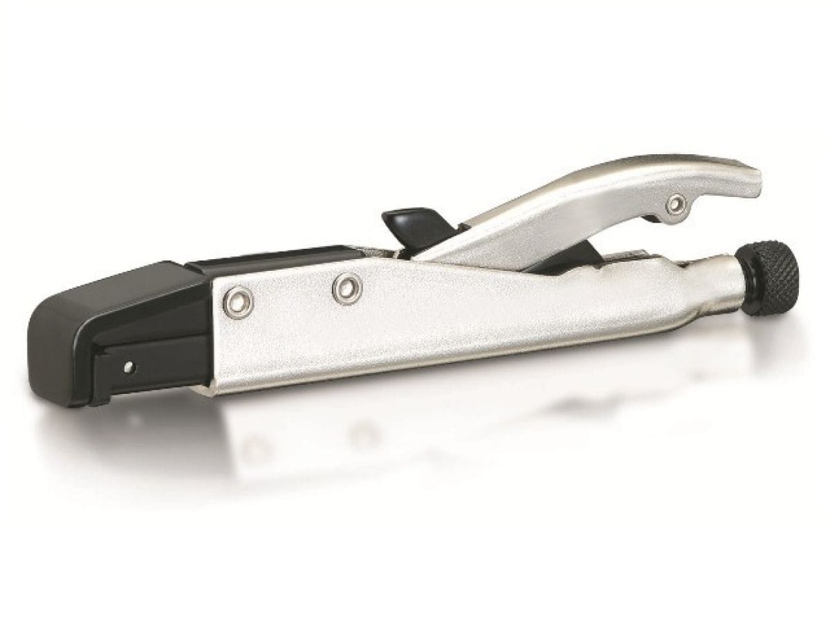 Зажим ручной с прямой отогнутой губкой 195мм TOPTUL DMAM1A08