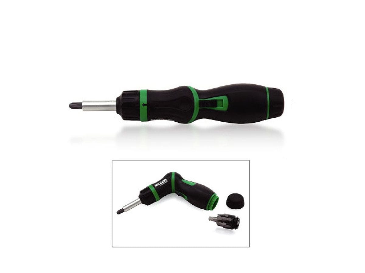 Отвертка реверсивная + биты + адаптер под головки 1/4" 8в1. TOPTUL GAAR0901