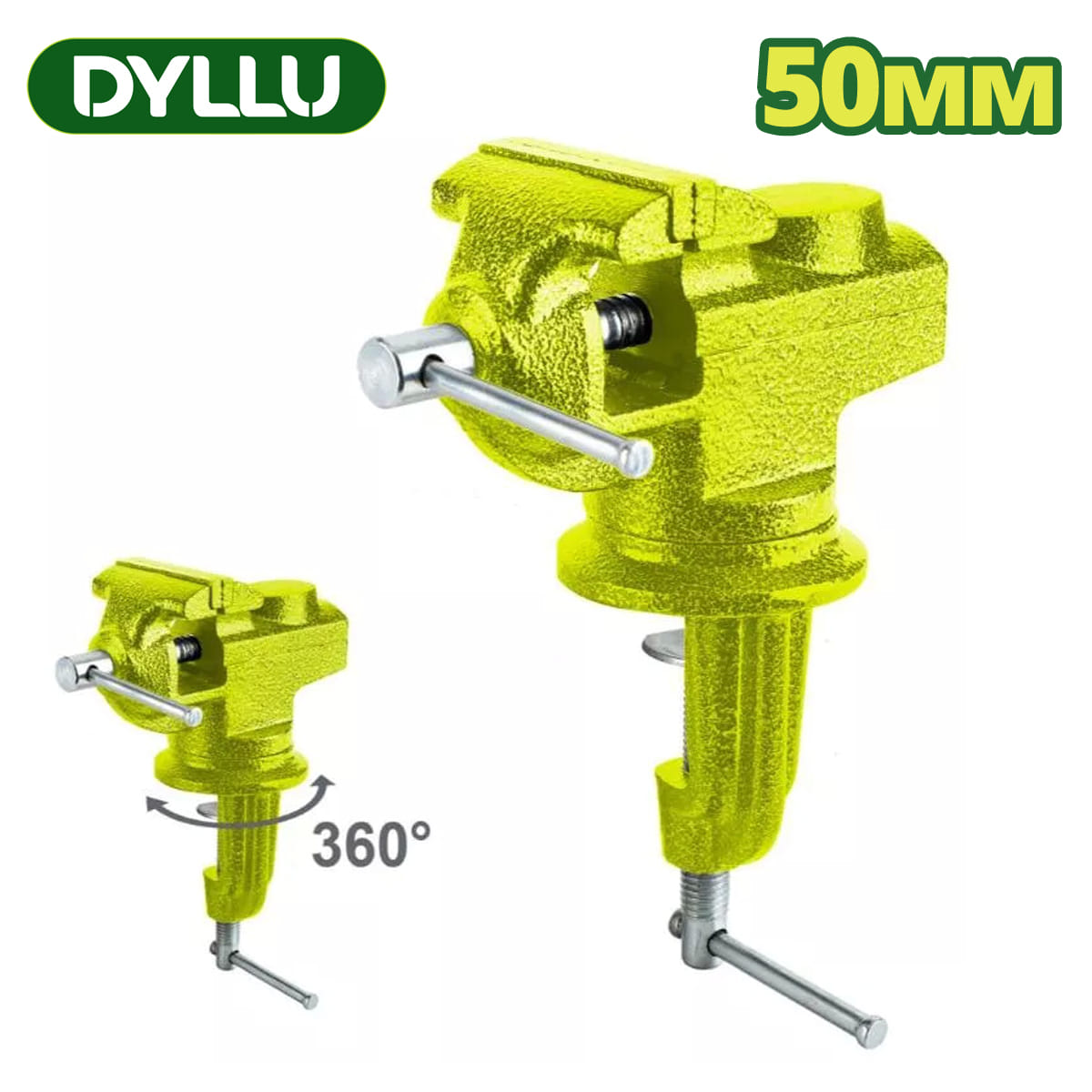 Тиски слесарные поворотные 50 мм DTBV1A02 DYLLU