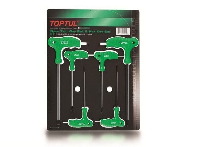 Набор ключей L-Type шестигр. 2-6мм 6шт TOPTUL GAAS0601