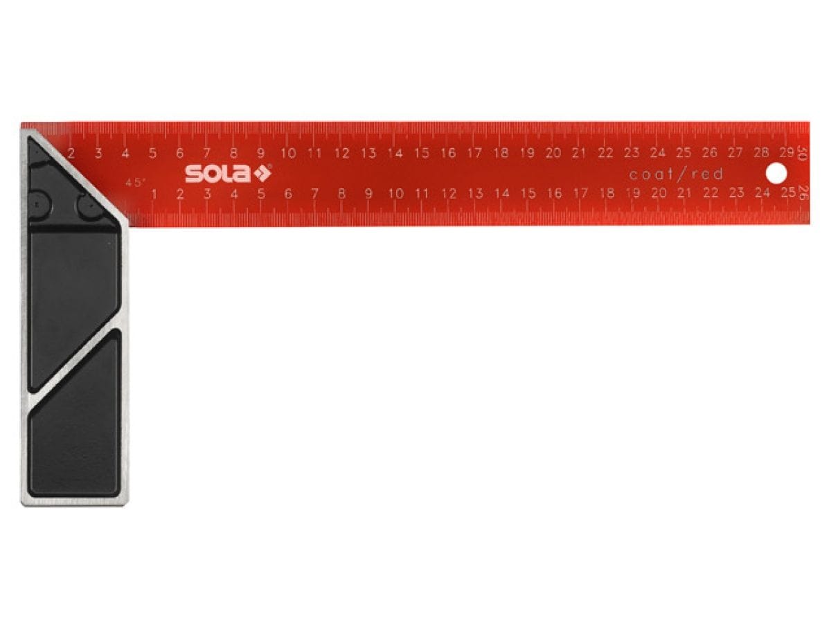 Угольник столярный 500х170мм алюм. рукоятка SOLA SRC 500
