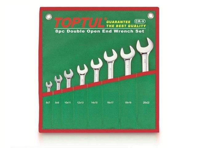 Набор ключей рожк. 6-22мм 8шт TOPTUL GAAA0812