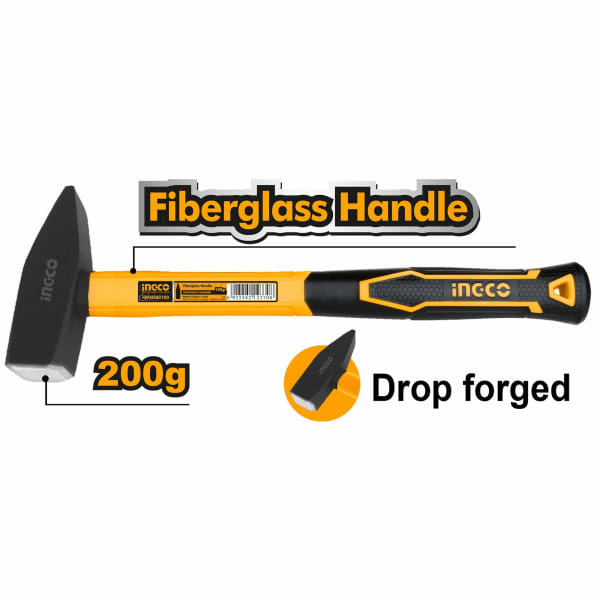 Молоток слесарный 200 г HMH880200 INGCO HMH880200