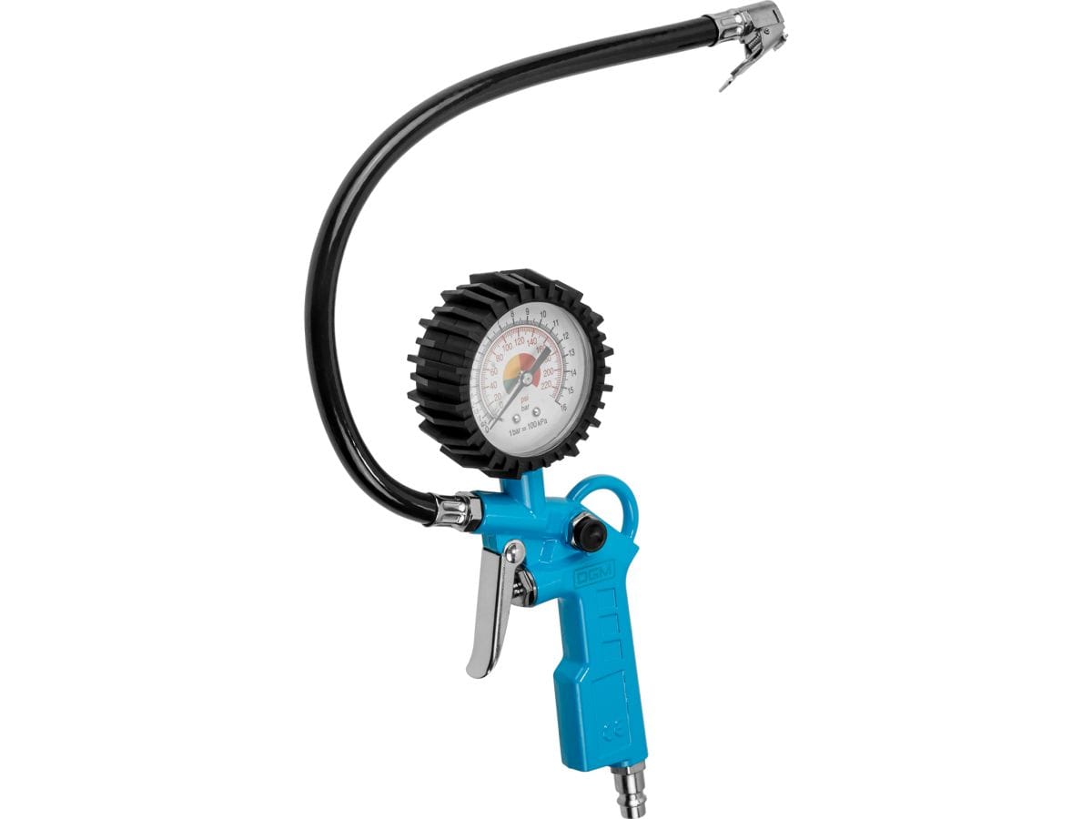 Пистолет для подкачки шин с манометром (боковой манометр) DGM TG10