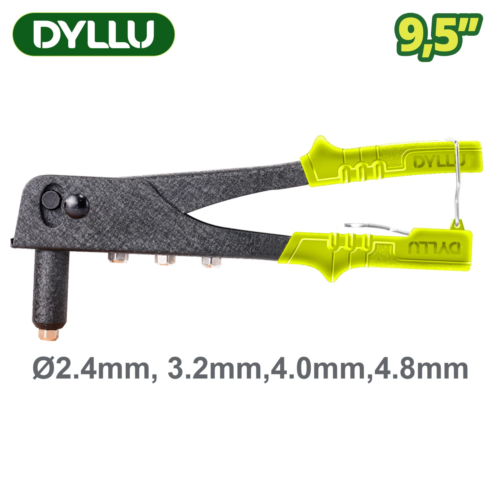 Заклепочник 2,4-4,8 мм 225мм DTHR1609 DYLLU