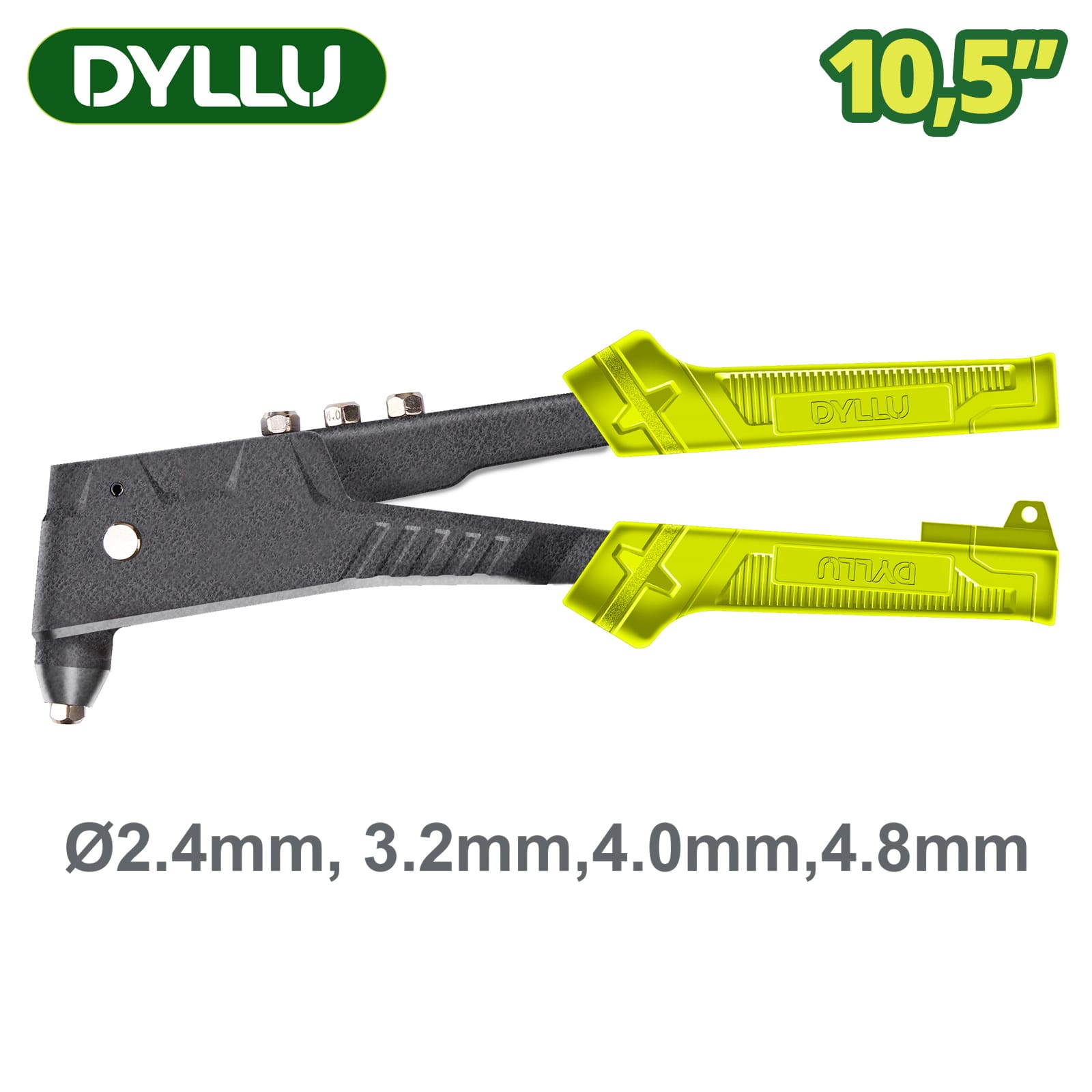 Заклепочник 2,4-4,8 мм 275мм DTHR2610 DYLLU