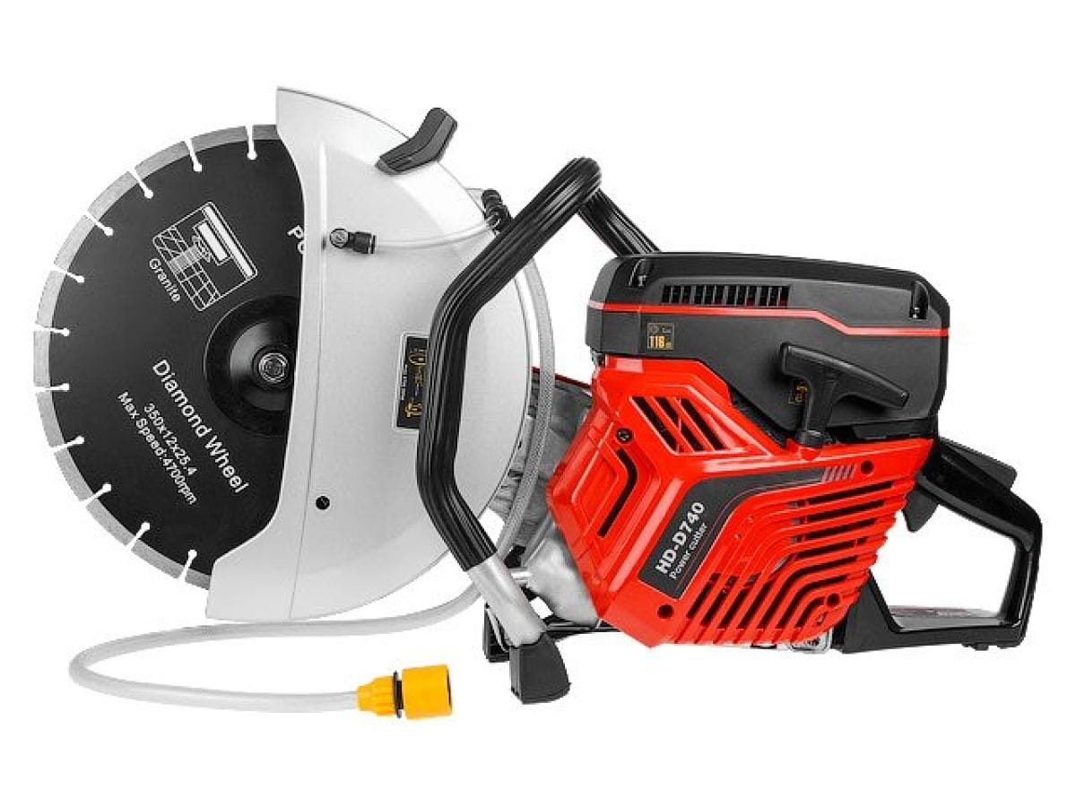 Бензорез (3.7 кВт, 5 л.с., Диск 350 мм, мокрый и сухой рез, вес 10кг) HDC Equipment HD-D740